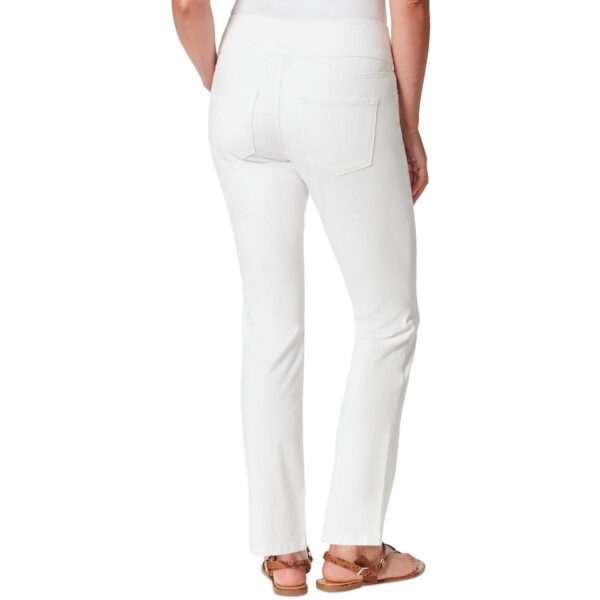 Gloria Vanderbilt Womens White High Rise Stretch Straight Leg Jeans 10 BHFO 2124