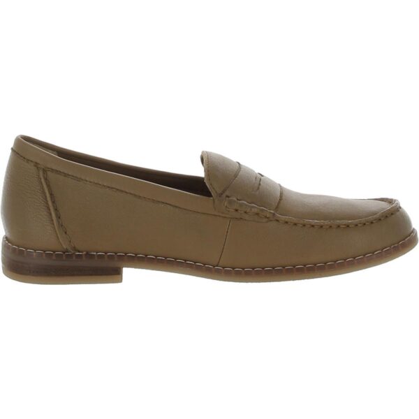 Hush Puppies Womens Wren Loafer Tan Leather Loafers 7 Medium (B,M) BHFO 7262