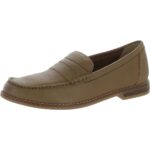 Hush Puppies Womens Wren Loafer Tan Leather Loafers 7 Medium (B,M) BHFO 7262