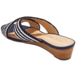 Jack Rogers Womens Dolphin Mini Woven Slip-On Wedge Sandals Shoes BHFO 3392