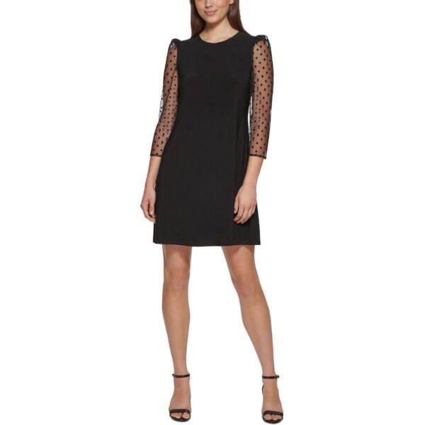 Jessica Howard Womens Mesh Mini A-Line Shift Dress BHFO 6629