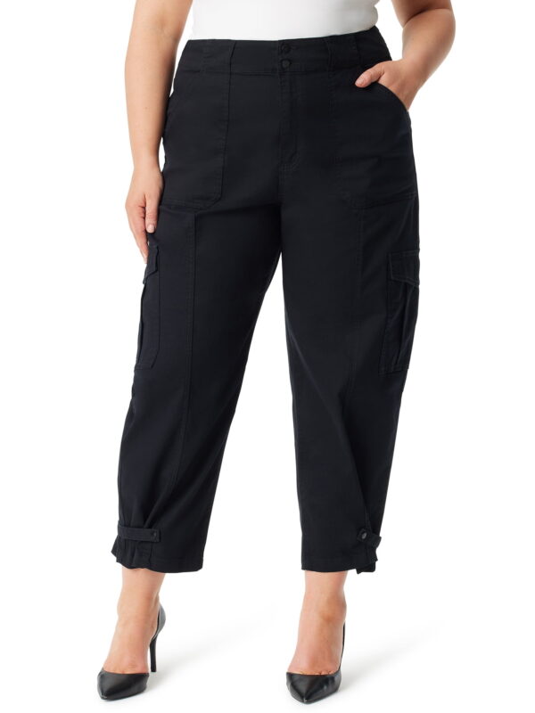 Jessica Simpson Women's and Women's Plus Low Slung Cargo Ankle Pants