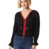 Jessica Simpson Women's and Women's Plus Tifany Embellished Blouse