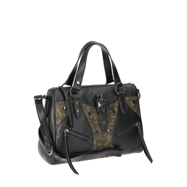 Jessica Simpson Women's Courtney Satchel Handbag, Meteorite and Camo