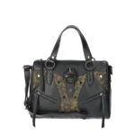 Jessica Simpson Women's Courtney Satchel Handbag, Meteorite and Camo