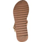 Journee Collection Womens Mckell Tan Wedge Sandals 8 Medium (B,M) BHFO 4975