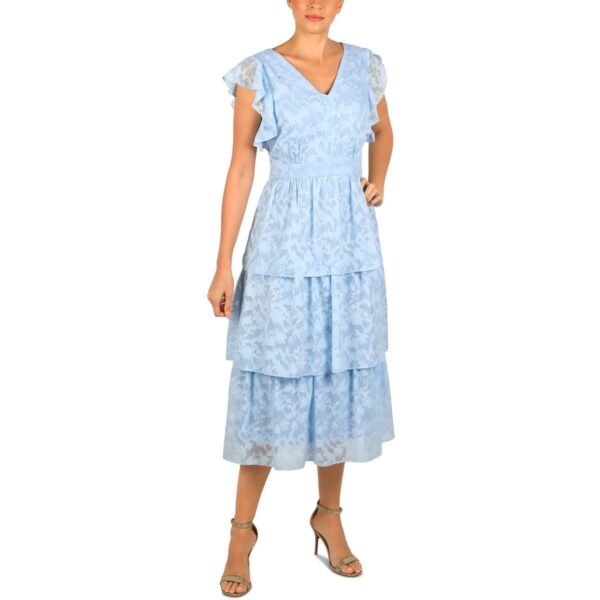 Julia Jordan Womens Tiered Maxi Dress BHFO 3643