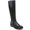 LifeStride Womens Karter Faux Leather Stretch Knee-High Boots Shoes BHFO 6348