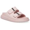 Madden Girl Womens Kingsley Pink Slide Sandals Shoes 9 Medium (B,M) BHFO 3002