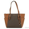 Michael Kors Charlotte Signature Large Top Zip Tote - Brown 35T0GCFT3B-847