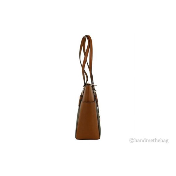 Michael Kors Charlotte Signature Large Top Zip Tote - Brown 35T0GCFT3B-847