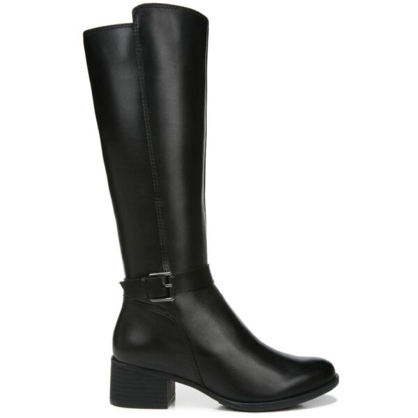 Naturalizer Womens Kalona Black Knee-High Boots Shoes 6.5 Medium (B,M) BHFO 3424