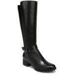 Naturalizer Womens Kalona Black Knee-High Boots Shoes 6.5 Medium (B,M) BHFO 3424