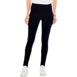 Nic + Zoe Womens Black High Waist Knit Casual Leggings S BHFO 8577