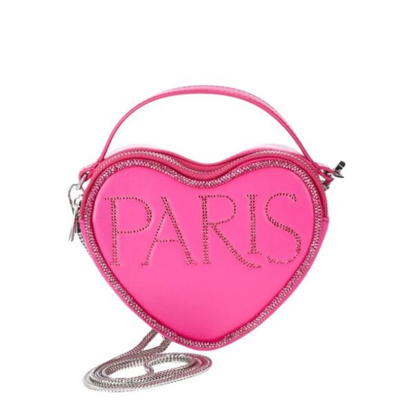 Paris Hilton Women's Amour Chain Shoulder Bag, Pink Rhinestone