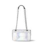 Paris Hilton Women's Madison Quilted Chain Shoulder Bag, Iridescent Silver