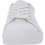 Sam Edelman Womens Ethyl White Leather Sneakers Shoes 11 Medium (B,M) BHFO 1252