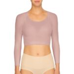 Spanx Womens Pink Arm Tights Seamless Layering Tights Top XS/S BHFO 1646