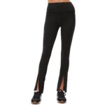 Spiritual Gangster Womens Black High Rise Stretch Slit Leggings S BHFO 4819