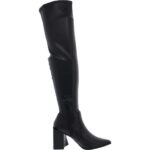 Steve Madden Womens Tanzee Black Over-The-Knee Boots 6 Medium (B,M) BHFO 5034