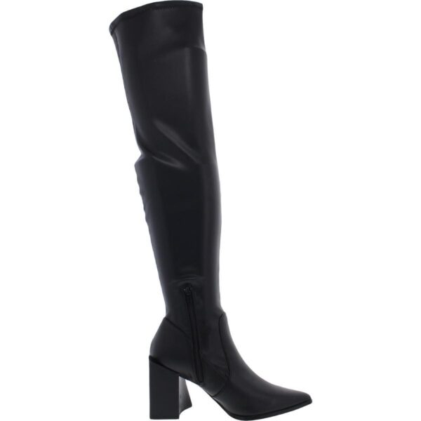 Steve Madden Womens Tanzee Black Over-The-Knee Boots 6 Medium (B,M) BHFO 5034