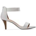 Style & Co. Womens Paycee White Dress Sandals Shoes 6 Medium (B,M) BHFO 1565