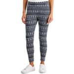 Style & Co. Womens Blue Knit Printed Pull On Leggings XS BHFO 6609