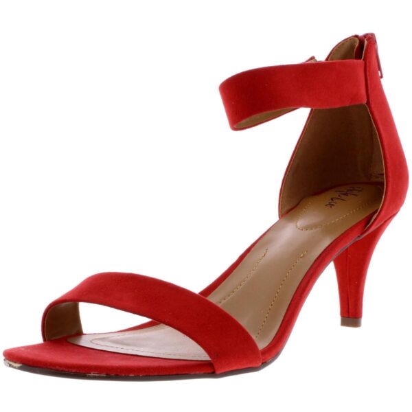 Style & Co. Womens Paycee Red Dress Sandals Shoes 11 Medium (B,M) BHFO 4077