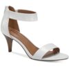 Style & Co. Womens Paycee White Dress Sandals Shoes 6 Medium (B,M) BHFO 1565