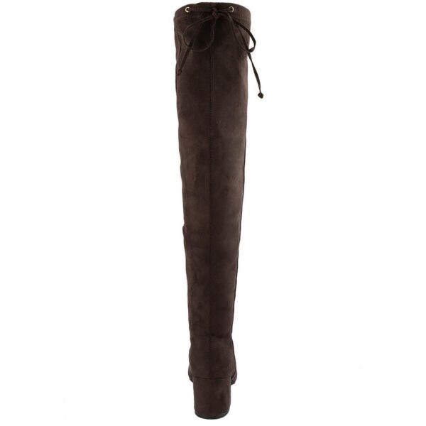 Sugar Womens Brown Zipper Over-The-Knee Boots Shoes 9 Medium (B,M) BHFO 2847