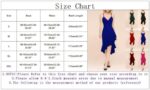 Summer Dresses for Women 2024 Spaghetti Straps V Neck Elegant Midi Dress Ruffle Hem Party Flowy Women Dresses