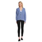 Time and Tru Women's Boyfriend Cardigan