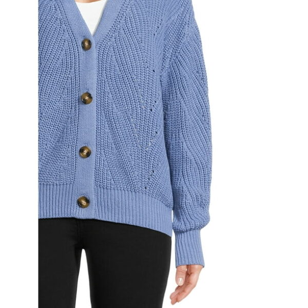 Time and Tru Women's Boyfriend Cardigan