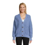 Time and Tru Women's Boyfriend Cardigan