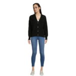 Time and Tru Women's Boyfriend Cardigan, Sizes XS-XXXL