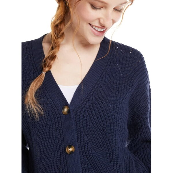 Time and Tru Women's Boyfriend Cardigan, Sizes XS-XXXL