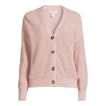 Time and Tru Women's Boyfriend Cardigan, Sizes XS-XXXL