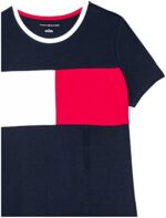 Tommy Hilfiger Midi T-Shirt Short Sleeve Cotton Summer Dresses for Women