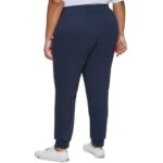 Tommy Hilfiger Sport Womens Navy Fitness Jogger Pants Athletic Plus 2X BHFO 4784