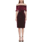 Vince Camuto Womens Velvet Mini Cocktail and Party Dress BHFO 7115