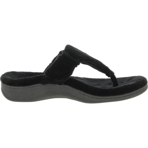 Vionic Womens Forever Black Slide Slippers Shoes 11 Medium (B,M) BHFO 3829