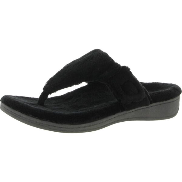 Vionic Womens Forever Black Slide Slippers Shoes 11 Medium (B,M) BHFO 3829