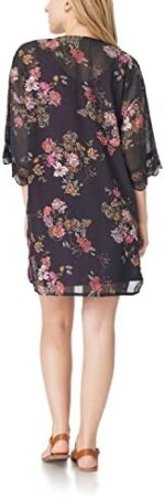 WallFlower Women's Sleeveless Swing Dress & Printed Kimono Set