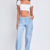 Women's Low Rise Relaxed Cargo Jeans