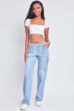 Women's Low Rise Relaxed Cargo Jeans