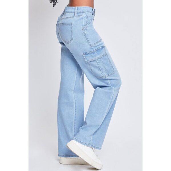 Women's Low Rise Relaxed Cargo Jeans