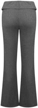 Women's Low Waisted Flare Leggings Bell Bottom Casual Lounge Bootcut Yoga Pants, Small-5X-Large