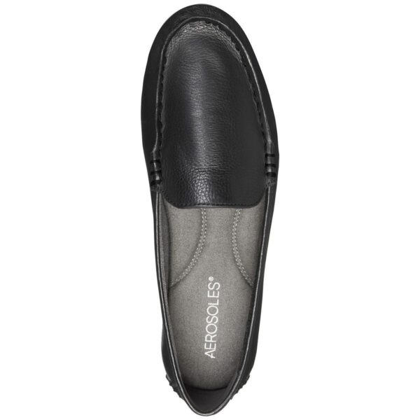 Aerosoles Womens Black Slip On Casual Shoes Flats 8 Medium (B,M) BHFO 3432