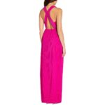 Aidan by Aidan Mattox Womens Pink Pleated Maxi Evening Dress Gown 0 BHFO 1929