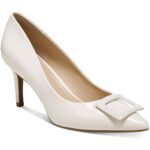 Alfani Womens Jerison Ivory Patent Pumps Shoes 7 Medium (B,M) BHFO 5642